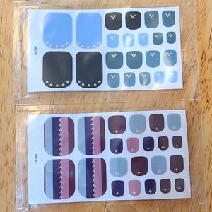 Set of 2 toenail stickers